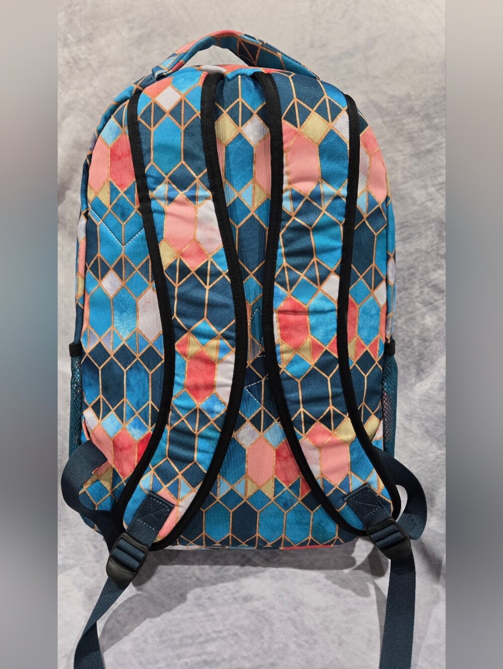 KAVU Women's Geometric Multi-Color Backpack - Picture 2 of 3